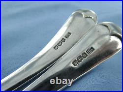 A Vintage Pair Of Sterling Silver Old English Sauce Ladles Sheffield 1936