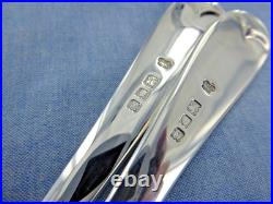 A Vintage Pair Of Sterling Silver Old English Soup Spoons. London 1928