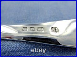 A Vintage Pair Of Sterling Silver Old English Soup Spoons. London 1928