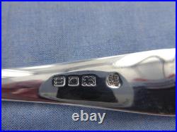 A Vintage Pair Of Sterling Silver Old English Soup Spoons. London 1928