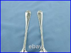 A Vintage Pair Of Sterling Silver Serving Spoons, London 1926