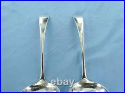 A Vintage Pair Sterling Silver Old English Sauce Ladles, Sheffield 1927