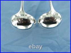 A Vintage Pair Sterling Silver Old English Sauce Ladles, Sheffield 1927