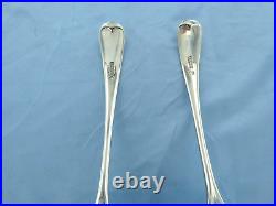 A Vintage Pair Sterling Silver Old English Sauce Ladles, Sheffield 1927