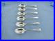 A Vintage Set Of 6 Sterling Silver Old English Dessert Spoons. London 1930