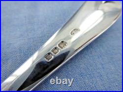 A Vintage Set Of 6 Sterling Silver Old English Dessert Spoons. London 1930