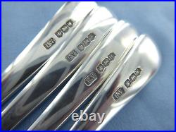 A Vintage Set Of Four Sterling Silver Old English Dessert Forks Sheffield 1939