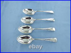 A Vintage Set Of Four Sterling Silver Old English Dessert Spoons, Sheffield 1931