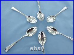 A Vintage Set Of Six Sterling Silver Old English Coffee Spoons, Sheffield 1917