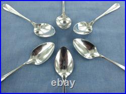 A Vintage Set Of Six Sterling Silver Old English Coffee Spoons, Sheffield 1931