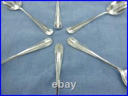 A Vintage Set Of Six Sterling Silver Old English Coffee Spoons, Sheffield 1931