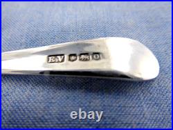 A Vintage Set Of Six Sterling Silver Old English Coffee Spoons, Sheffield 1931