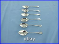 A Vintage Set Of Six Sterling Silver Old English Coffee Spoons, Sheffield 1941