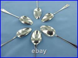 A Vintage Set Of Six Sterling Silver Old English Coffee Spoons, Sheffield 1941