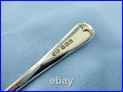 A Vintage Set Of Six Sterling Silver Old English Coffee Spoons, Sheffield 1941