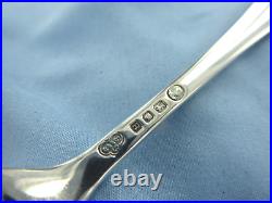 A Vintage Set Of Six Sterling Silver Old English Dessert Forks. London 1952