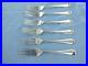 A Vintage Set Of Six Sterling Silver Old English Dessert Forks Sheffield 1928