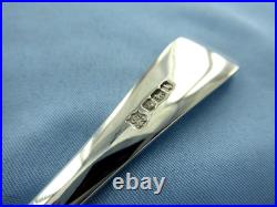 A Vintage Set Of Six Sterling Silver Old English Dessert Forks Sheffield 1928