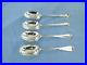 A Vintage Set Of Six Sterling Silver Old English Dessert Spoons London 1913