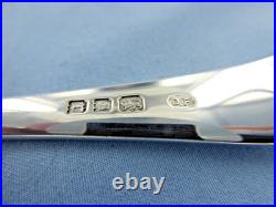 A Vintage Set Of Six Sterling Silver Old English Dessert Spoons, London 1932