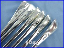 A Vintage Set Of Six Sterling Silver Old English Dinner Forks. London 1926