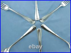 A Vintage Set Of Six Sterling Silver Old English Dinner Forks London 1952