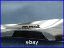 A Vintage Set Of Six Sterling Silver Old English Soup Spoons Sheffield 1993