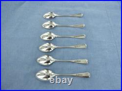 A Vintage Set Of Six Sterling Silver Old English Teaspoons, Sheffield 1989