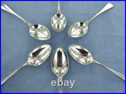 A Vintage Set Of Six Sterling Silver Old English Teaspoons, Sheffield 1989