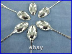 A Vintage Set Of Six Sterling Silver Old English Teaspoons, Sheffield 1989
