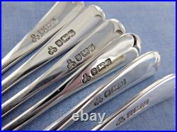 A Vintage Set Of Six Sterling Silver Old English Teaspoons, Sheffield 1989