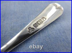 A Vintage Set Of Six Sterling Silver Old English Teaspoons, Sheffield 1989