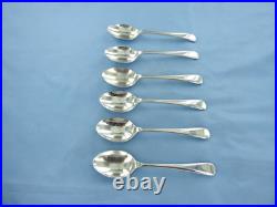 A Vintage Set Of Six Sterling Silver, Old English Teaspoons. Sheffield 1994