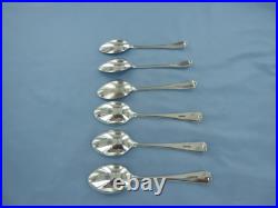 A Vintage Set Of Six Sterling Silver, Old English Teaspoons. Sheffield 1994