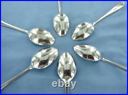 A Vintage Set Of Six Sterling Silver, Old English Teaspoons. Sheffield 1994