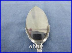 A Vintage Sterling Silver Old English Engraved Jam Spoon. London 1828