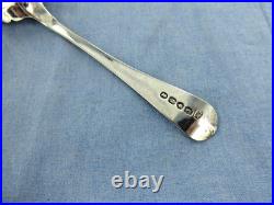A Vintage Sterling Silver Old English Engraved Jam Spoon. London 1828