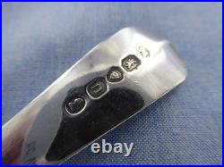 A Vintage Sterling Silver Old English Engraved Jam Spoon. London 1828
