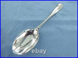 A Vintage Sterling Silver Old English Rat Tail Dessert Spoon Sheffield 1975