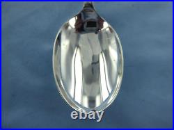 A Vintage Sterling Silver Old English Rat Tail Dessert Spoon Sheffield 1975