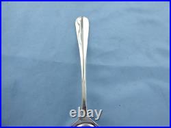 A Vintage Sterling Silver Old English Rat Tail Dessert Spoon Sheffield 1975