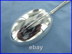 A Vintage Sterling Silver Old English Rat Tail Dessert Spoon Sheffield 1975