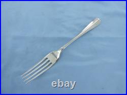 A Vintage Sterling Silver Old English Rat Tail Dinner Fork Sheffield 1975