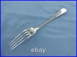 A Vintage Sterling Silver Old English Rat Tail Dinner Fork Sheffield 1975