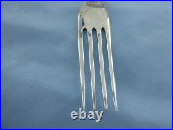 A Vintage Sterling Silver Old English Rat Tail Dinner Fork Sheffield 1975