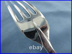 A Vintage Sterling Silver Old English Rat Tail Dinner Fork Sheffield 1975