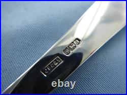 A Vintage Sterling Silver Old English Rat Tail Dinner Fork Sheffield 1975