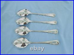 A Vintage Sterling Silver Set Of Four Old English Serving Spoons, Sheffield 2007