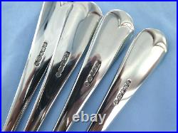 A Vintage Sterling Silver Set Of Four Old English Serving Spoons, Sheffield 2007