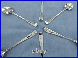 A Vintage Sterling Silver Set Of Six Old English Coffee Spoons, Sheffield 1928